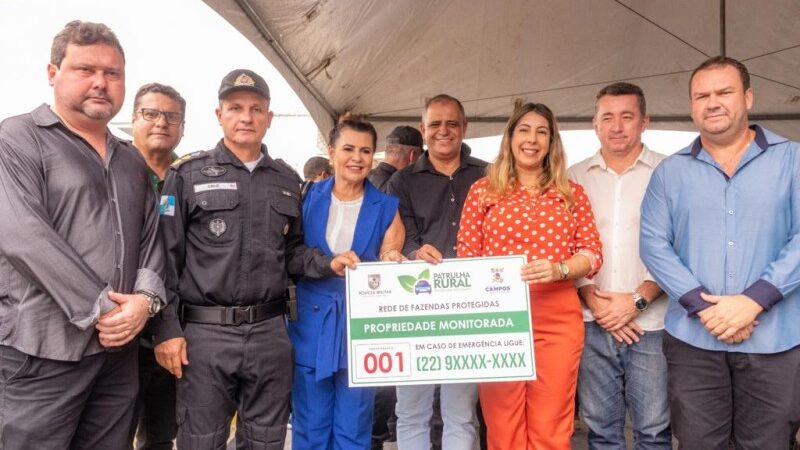 Carla Caputi participa da solenidade de implantação da Patrulha Rural