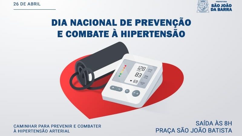 Caminhada de conscientização sobre hipertensão acontece na quarta