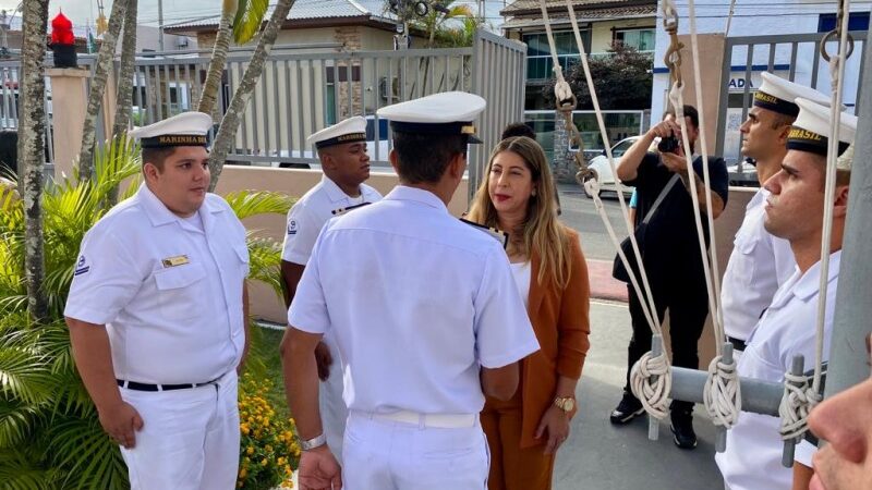 Prefeita Carla Caputi indicada para receber honraria da Marinha do Brasil