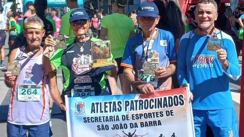 Atletas de SJB bem colocados em corrida rústica em MG