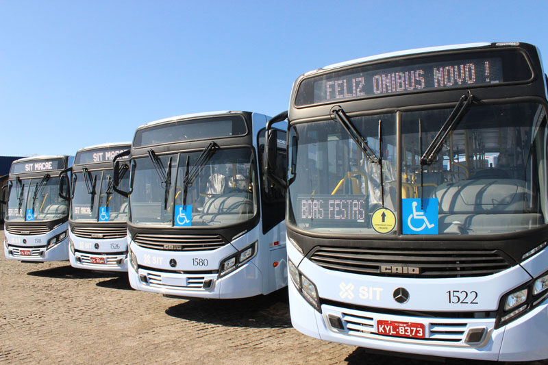 Macaé recebe 100 ônibus zero para linhas urbanas