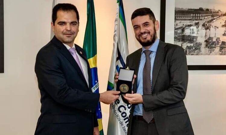 TCE-RJ recebe visita institucional do presidente da Alerj