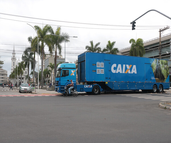 Caminhão da Caixa em Campos para renegociação de dívidas; descontos até 90%