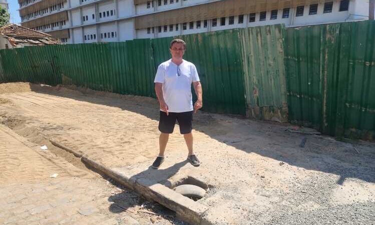 Vizinhos do futuro prédio da UFF, em Campos, reclamam da falta de infraestrutura no bairro