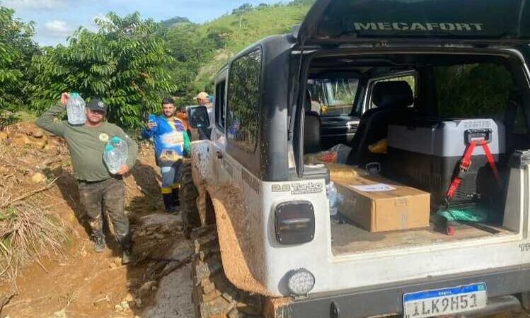 Jeep Club realiza trabalho voluntário em SJB e Mimoso do Sul