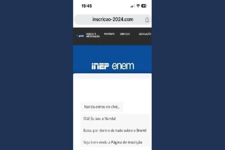 Golpistas usam página falsa do Enem para roubar dinheiro da inscrição