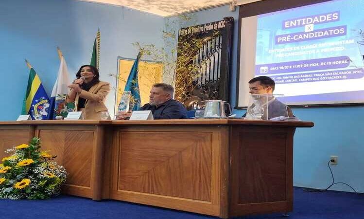 Acic inicia sabatina dos pré-candidatos à Prefeitura de Campos 