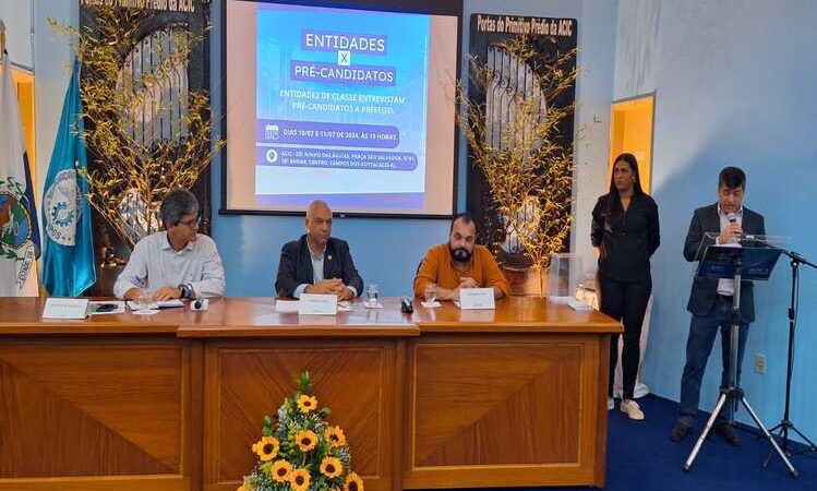 Acic fecha sabatina a pré-candidatos à Prefeitura de Campos 