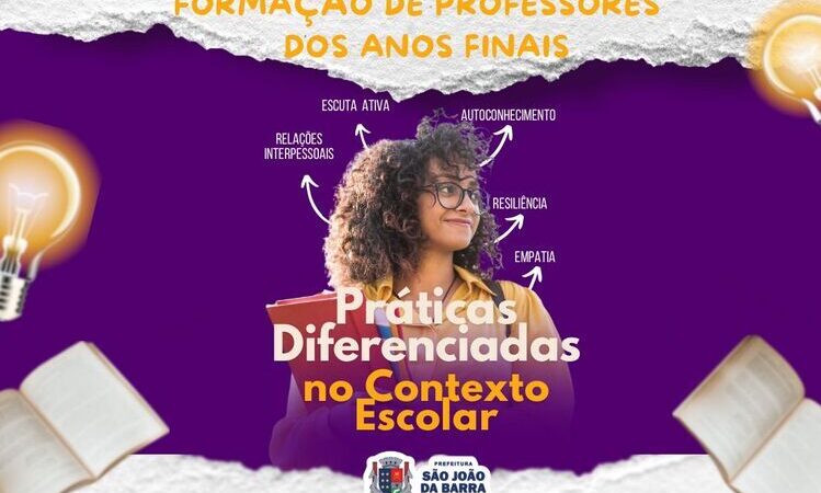 Educação de SJB promove curso de formação continuada