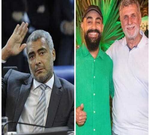 Senador Romário na campanha de Armando para a prefeitura de Quissamã