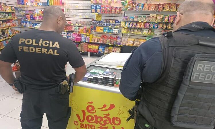 Operação No Evali da PF na Região dos combate contrabando de cigarros eletrônicos 