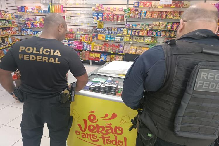 Operação No Evali da PF na Região dos combate contrabando de cigarros eletrônicos 