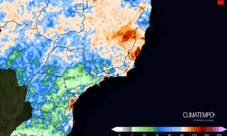 RJ e ES entram em alerta para grande acumulado de chuva nos próximos dias