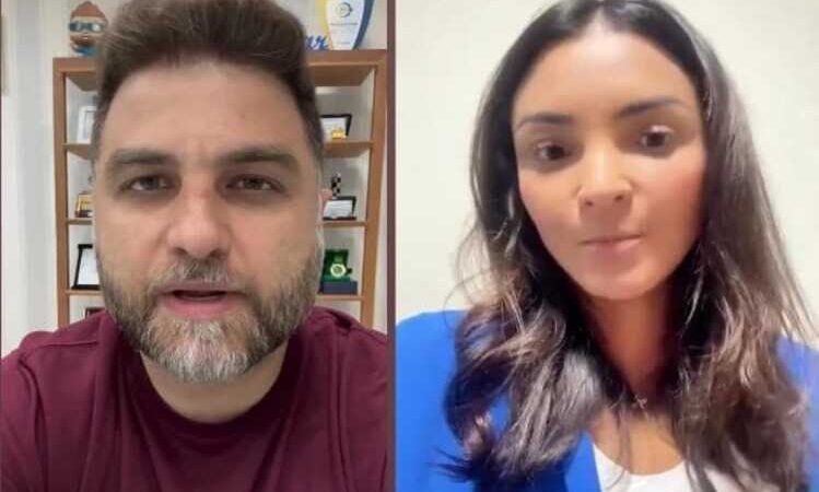 Wladimir e Madeleine, adversários políticos em Campos, trocam acusações nas redes sociais