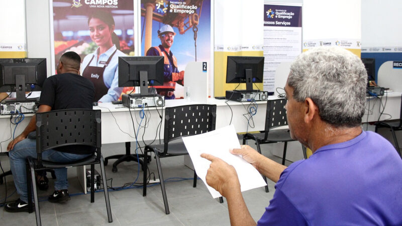 Emprego: 234 vagas abertas em Campos