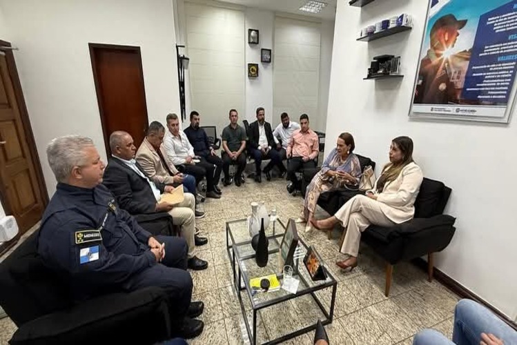 Carla Caputi solicita a Secretário Estadual de Polícia Militar aumento do efetivo da PM em SJB