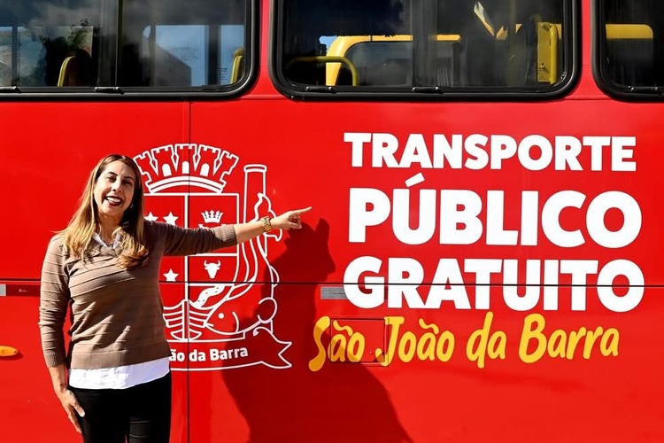 Carla Caputi anuncia dois ônibus com ar-condicionado no transporte gratuito de SJB