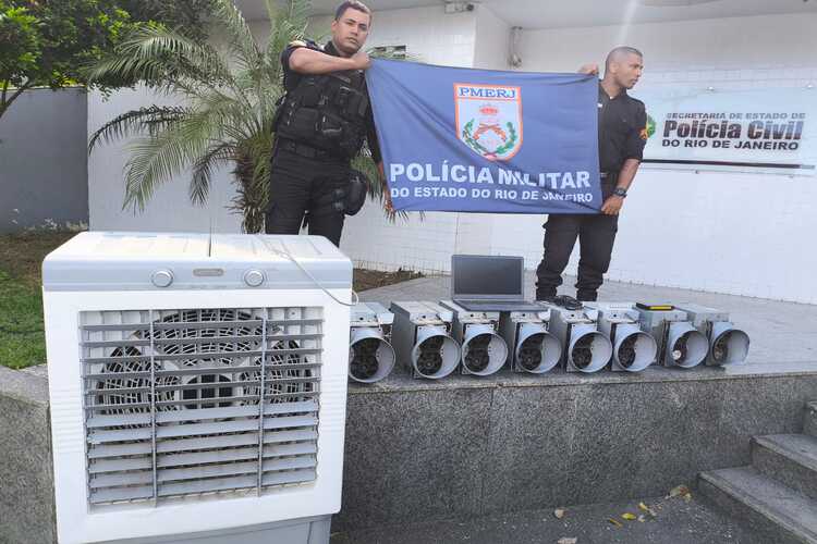 Guarda civil de Campos é preso com material de “garimpar” criptomoedas