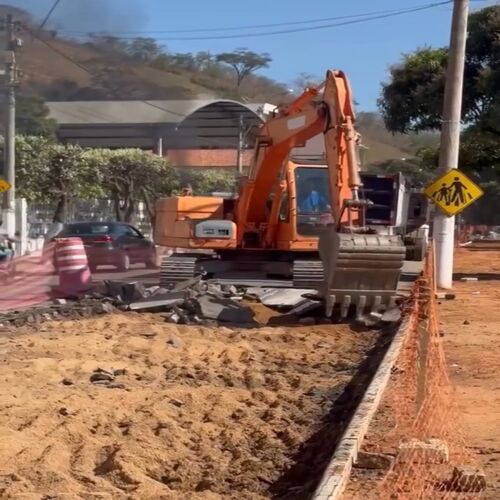 São Fidélis: começa a troca de pavimentação na Avenida Euclides da Cunha