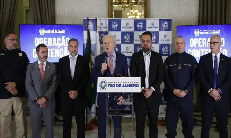 Cláudio Castro e Lewandowski anunciam escritório emergencial contra crime