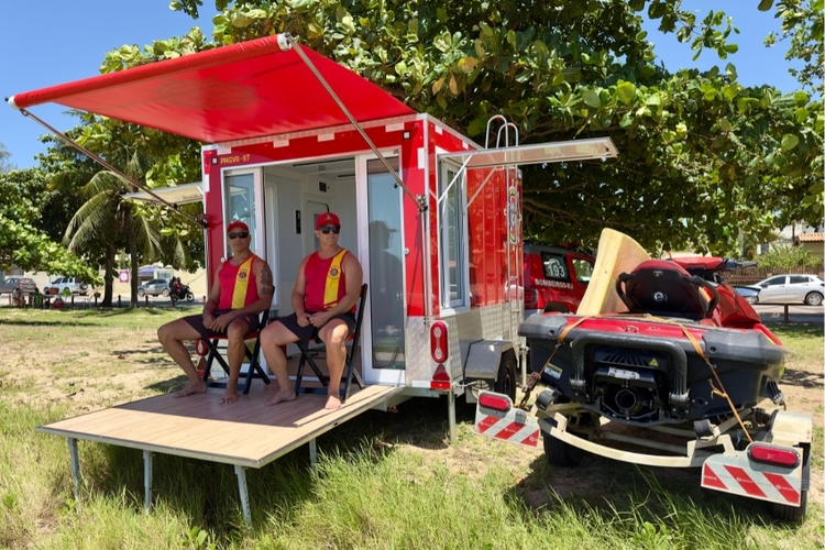 Base do Corpo de Bombeiros instalada em Guaxindiba, dará apoio nas praias de SFI