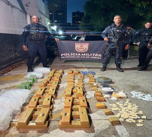 Polícia apreende grande quantidade de drogas na Portelinha, em Campos