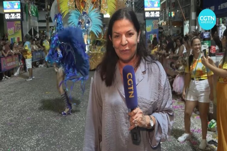 Carnaval de São João da Barra ganha destaque em TV chinesa