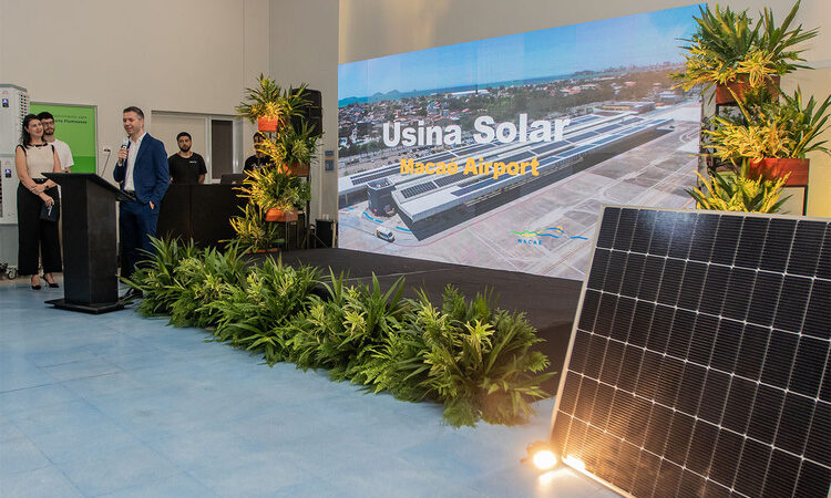 Zurich Airport investe mais de R$ 2 milhões e inaugura usina solar no Aeroporto de Macaé