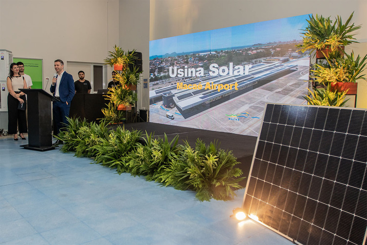 Zurich Airport investe mais de R$ 2 milhões e inaugura usina solar no Aeroporto de Macaé