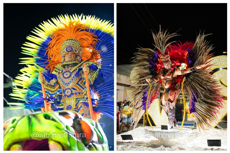 Mais uma noite: Chinês e Congos voltam a dar espetáculo no Carnaval de SJB