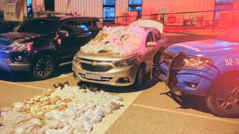PF e PM apreendem mais de 110 kg de drogas em Cabo Frio