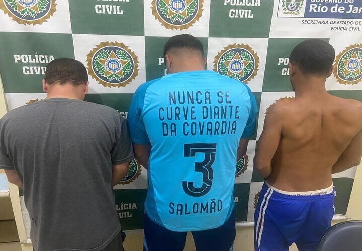 Preso chefe do tráfico no Açu, em SJB, e mais três comparsas