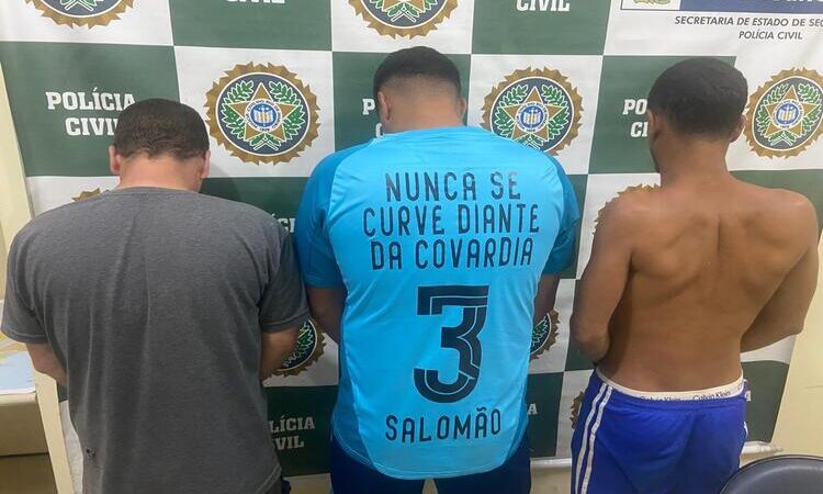 Preso chefe do tráfico no Açu, em SJB, e mais três comparsas