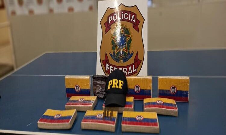 PF e PRF prendem homem com 10kg de cocaína e munições na BR-101
