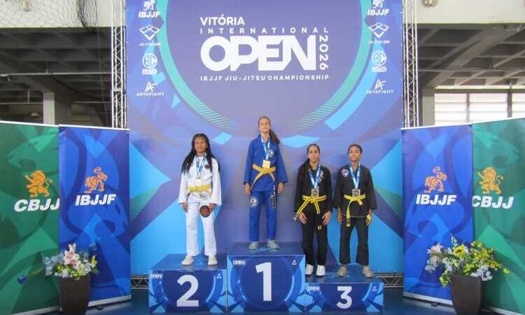 Atleta de Campos é ouro no Vitória Internacional Open de Jiu-Jitsu