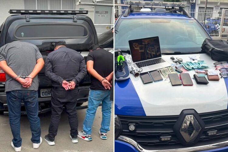 Três peruanos são presos no Espírito Santo após furto de bagagens em hotel de Campos