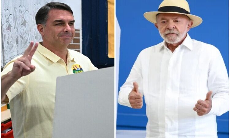 Flávio Bolsonaro e Lula vão se enfrentar no segundo turno