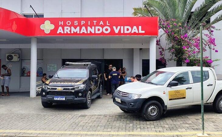 PF investiga desvios de R$ 9 milhões destinados ao Hospital Armando Vidal, em São Fidélis