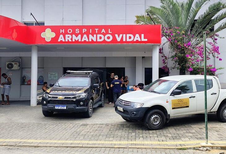 PF investiga desvios de R$ 9 milhões destinados ao Hospital Armando Vidal, em São Fidélis