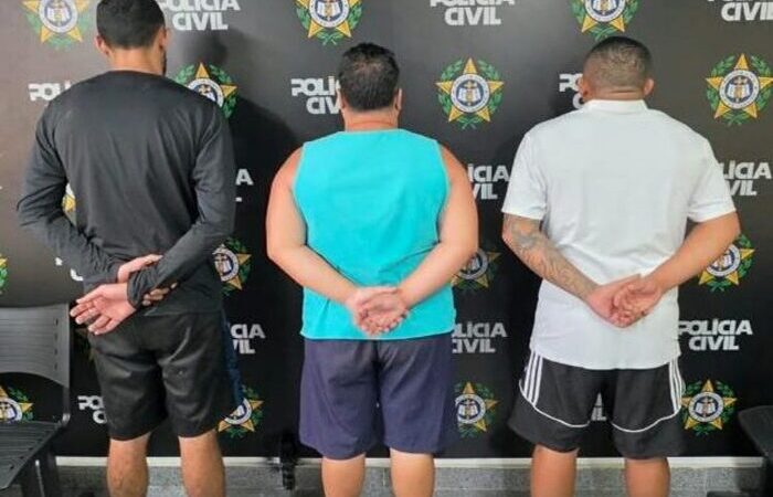 Três são presos suspeitos de torturar e roubar casal em Campos