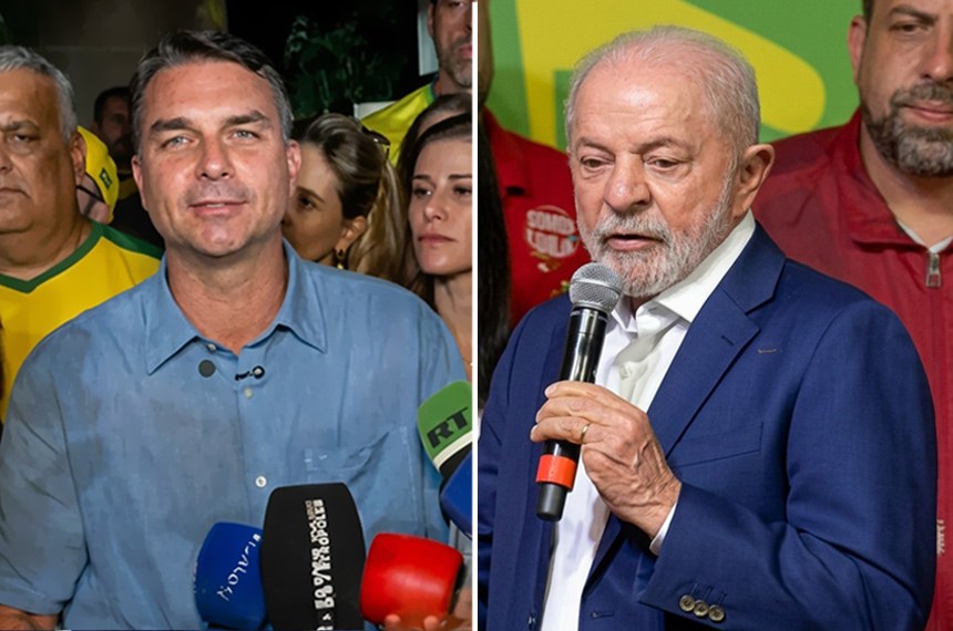 Pesquisa Atlas/Bloomberg: Flávio Bolsonaro tem 51,1% e Lula, 45,7% 